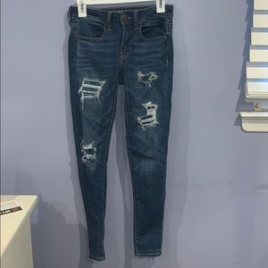 American Eagle Ripped Skinny Jeans
